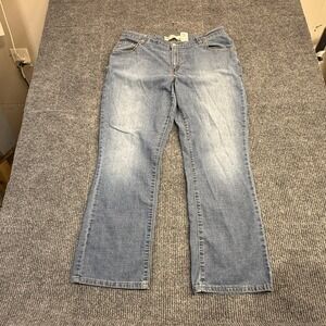 Levis 515 Nouveau Boot Cut Jeans Womens 18M Medium Wash Blue Stretch Denim